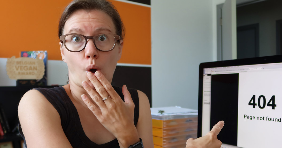 404 page maken met een Elementor template