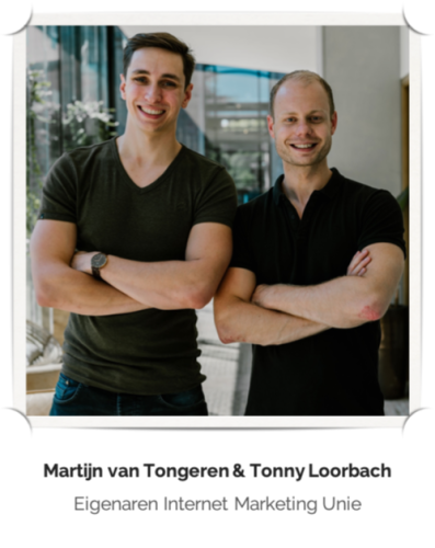 Tonny Loorbach en Martijn van Tongeren van IMU