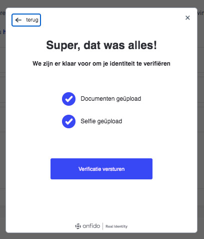 Litebit verificatie identiteit