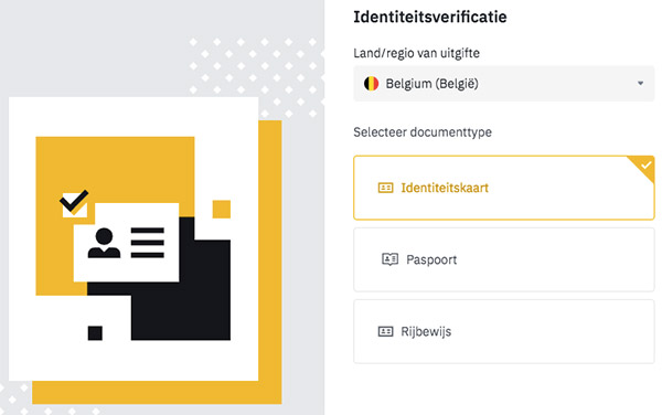 identiteitsverificatie bij Binance
