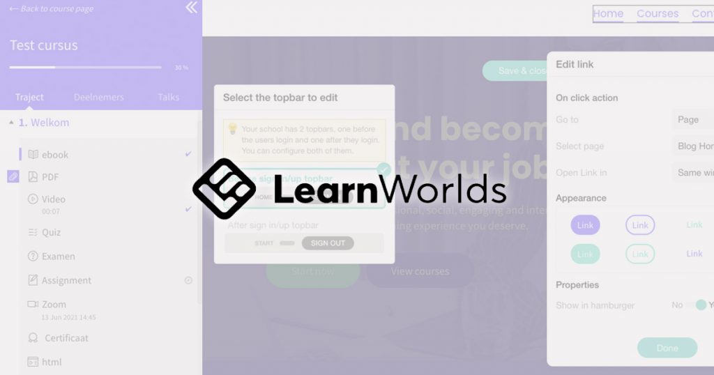 Learnworlds review Nederlands