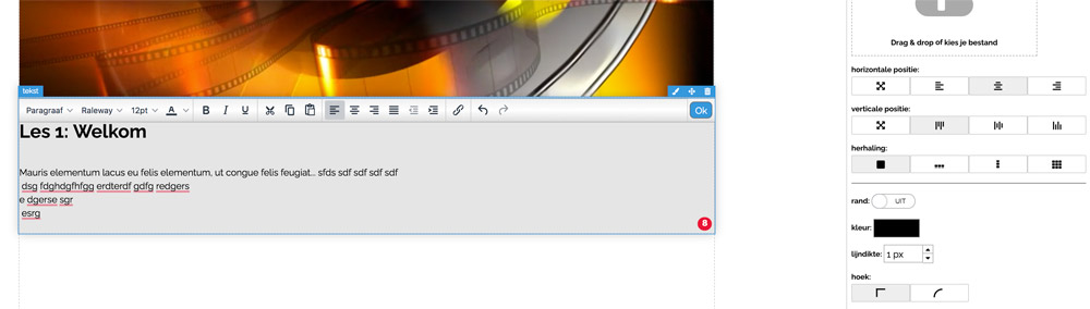 Les aanmaken in Skillba