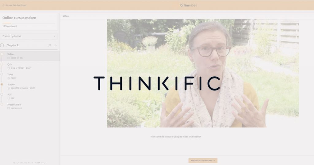 Thinkific review Nederlands