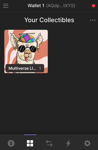 NFT bewaren op je Phantom wallet