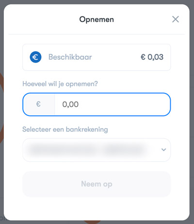Geld opnemen BTC Direct