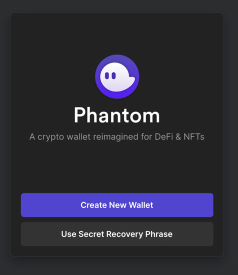 Phantom wallet installeren