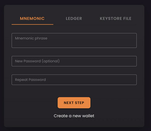 Solflare wallet installeren
