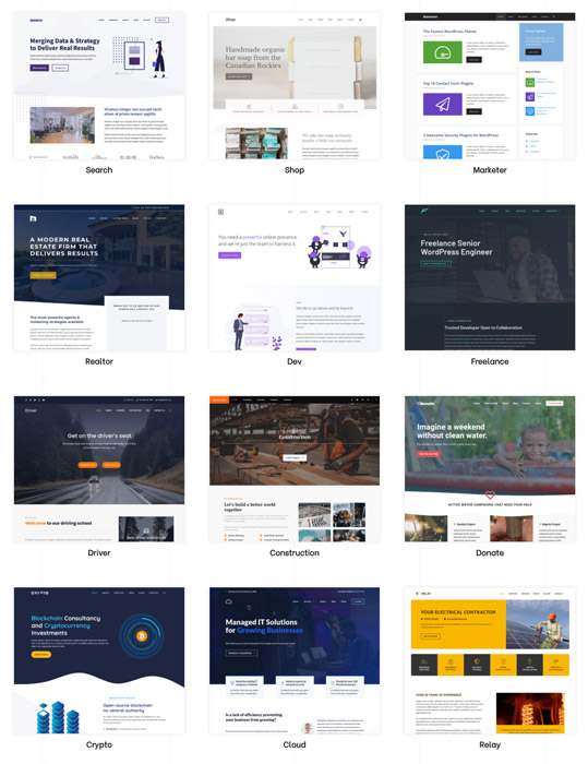 Site library in Generatepress